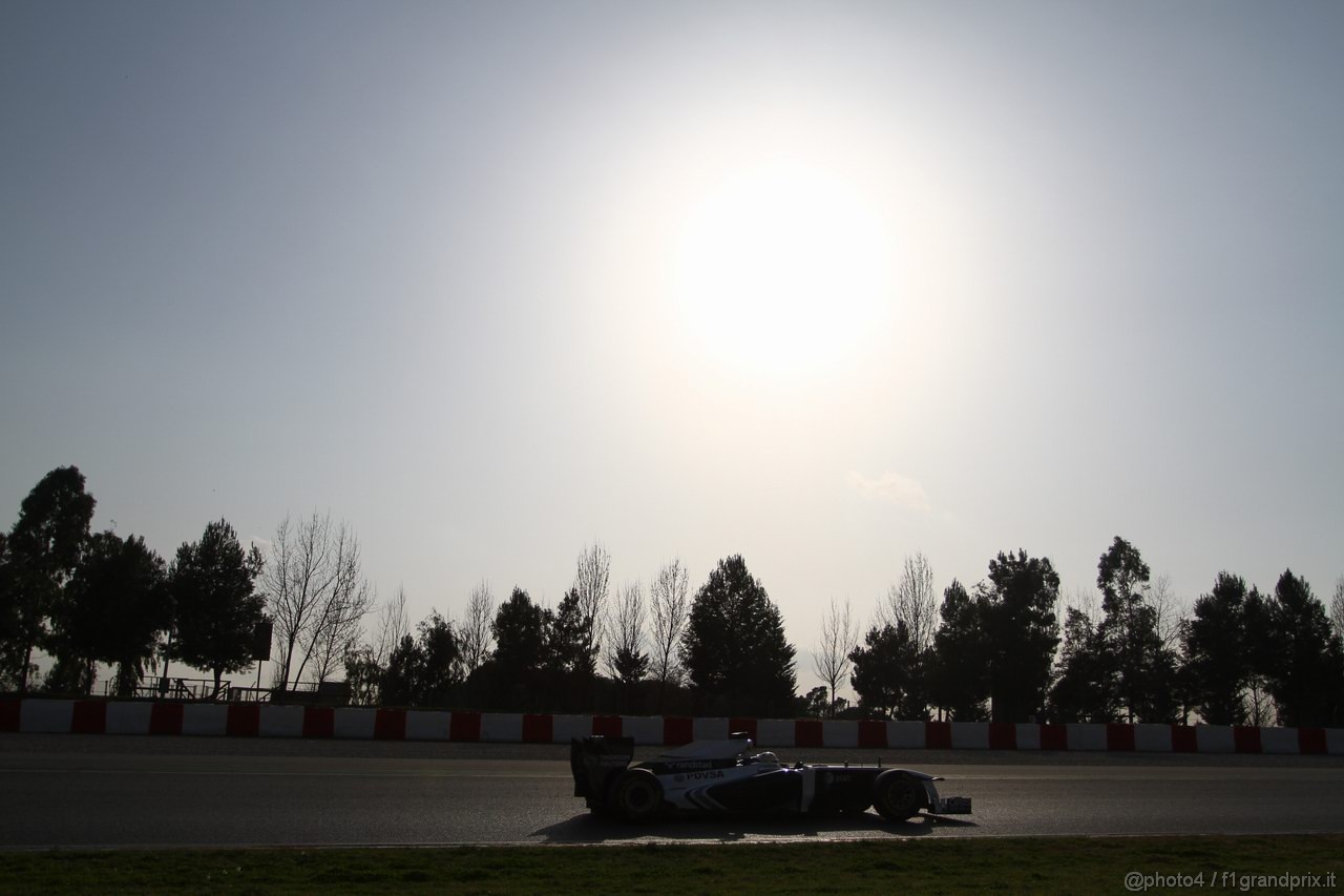 Barcelona Test Marzo 2011, 09.03.2011- Pastor Maldonado (VEN), Williams FW33 