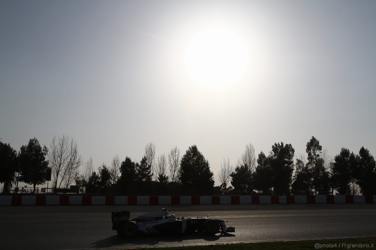 Barcelona Test Marzo 2011, 09.03.2011- Pastor Maldonado (VEN), Williams FW33 