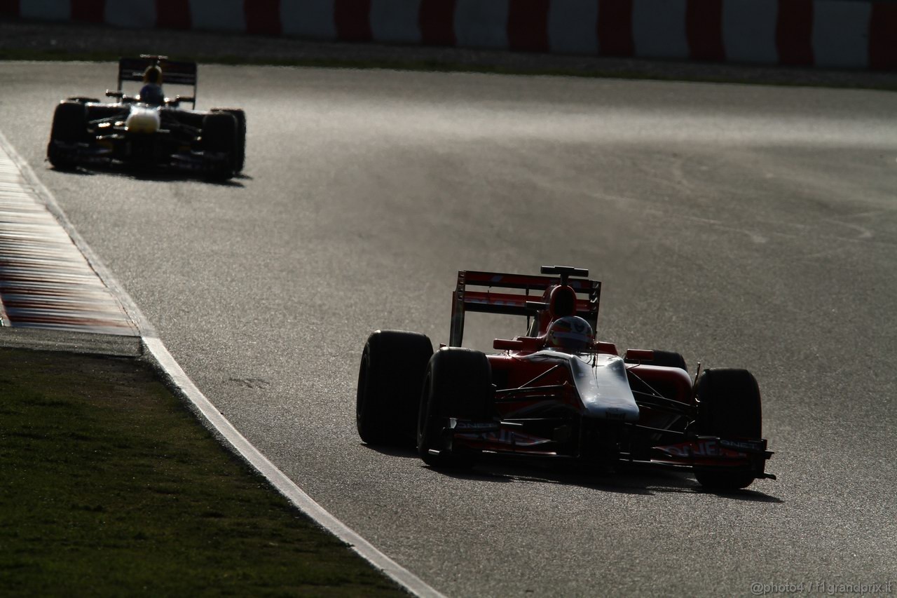 Barcelona Test Marzo 2011, 09.03.2011- Jerome D'Ambrosio (BEL), Marussia Virgin Racing VR-02 