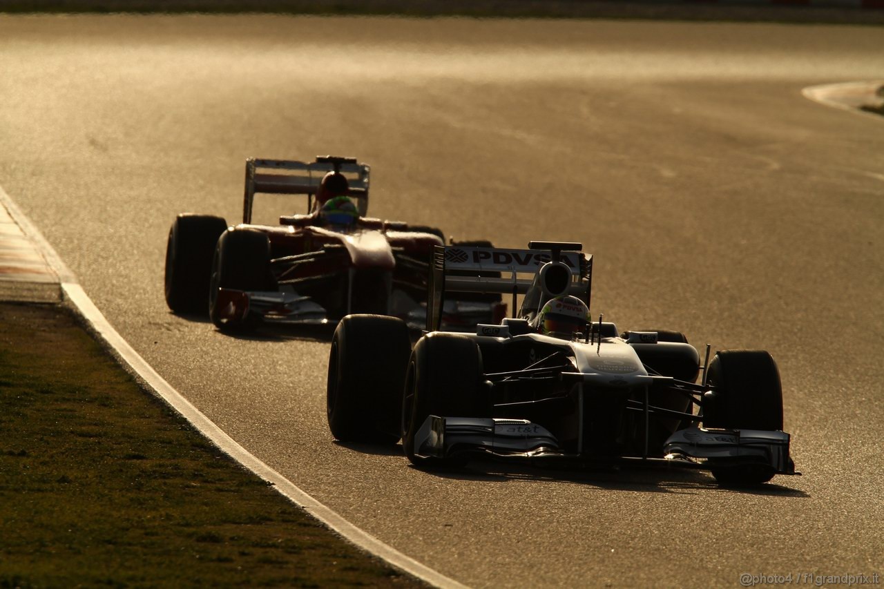 Barcelona Test Marzo 2011, 09.03.2011- Pastor Maldonado (VEN), Williams FW33 