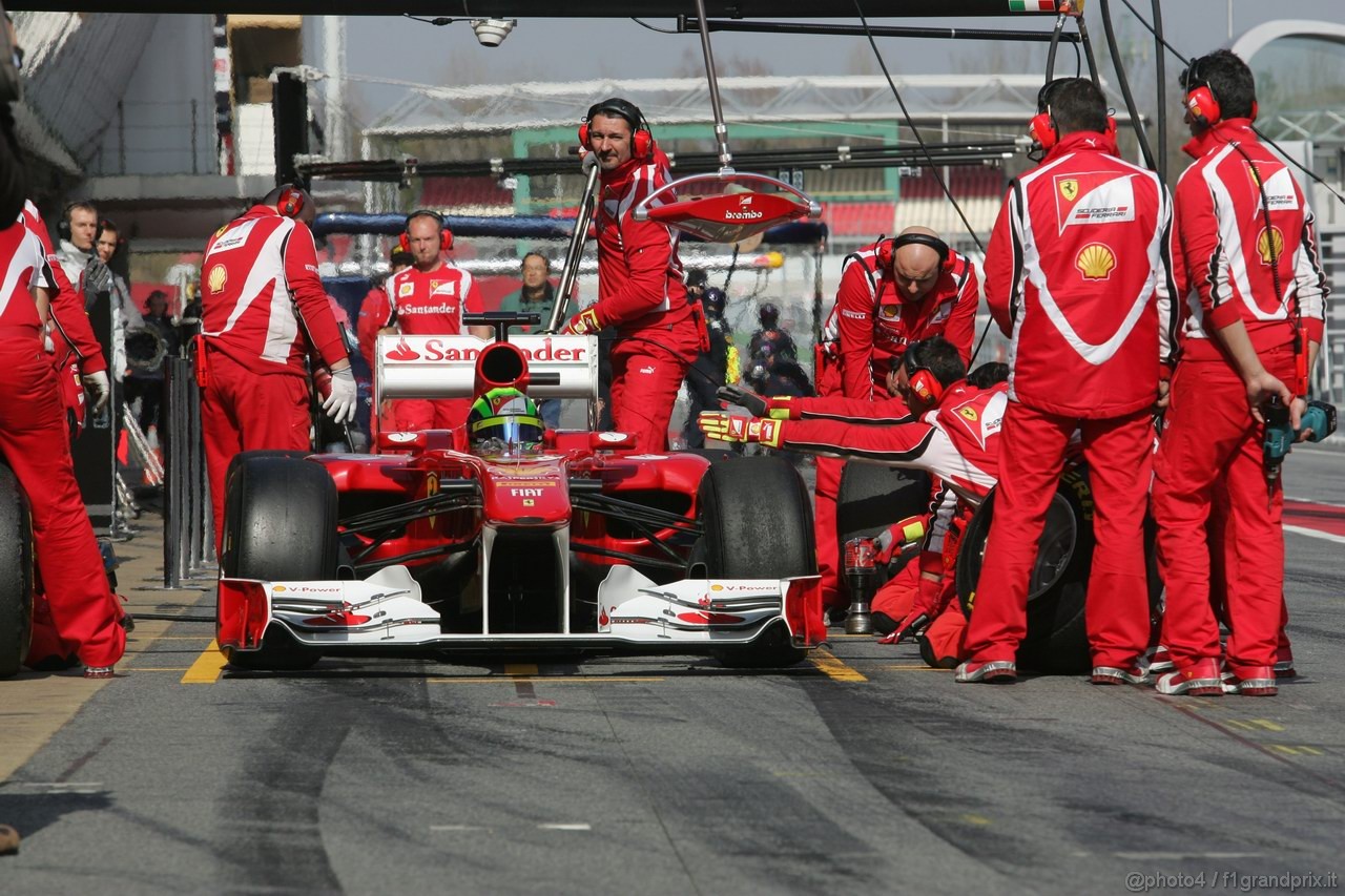 Barcelona Test Marzo 2011, 09.03.2011- Felipe Massa (BRA), Ferrari, F-150 Italia 