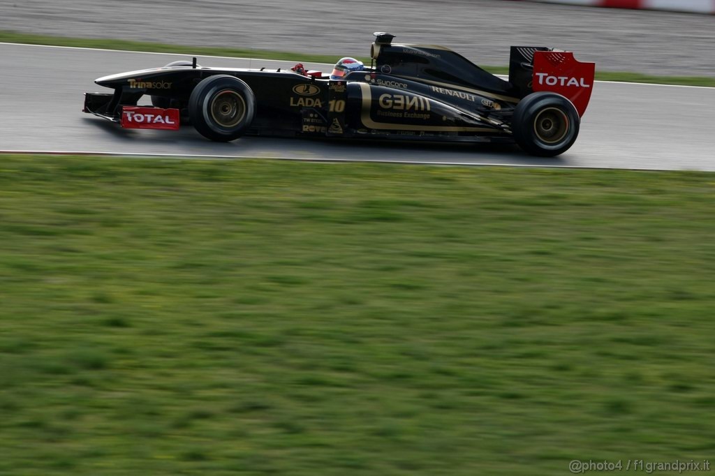Barcelona Test Marzo 2011, 09.03.2011- Vitaly Petrov (RUS), Lotus Renault GP, R31  
