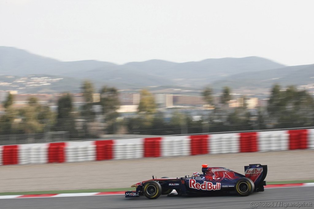 Barcelona Test Marzo 2011, 09.03.2011- Sébastien Buemi (SUI), Scuderia Toro Rosso, STR6 