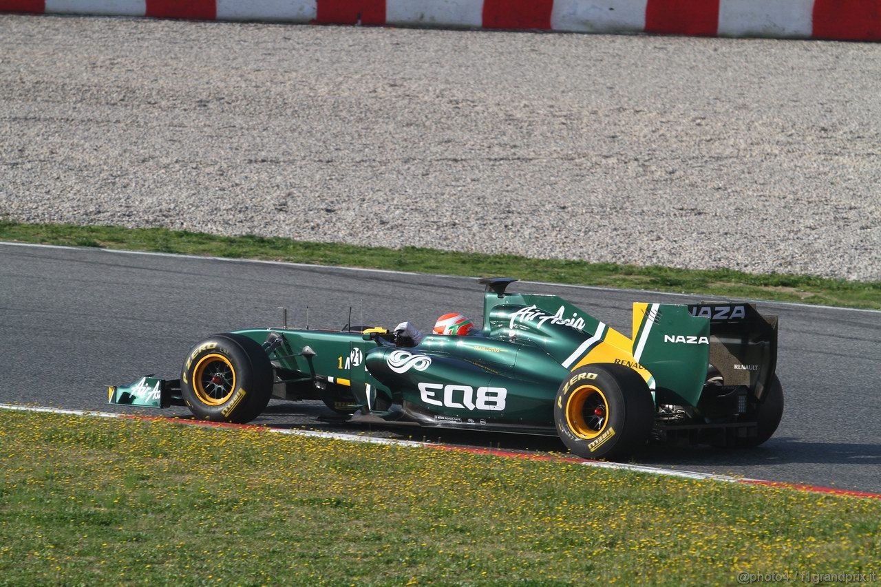 Barcelona Test Marzo 2011, 10.03.2011- Jarno Trulli (ITA), Team Lotus, TL11 
