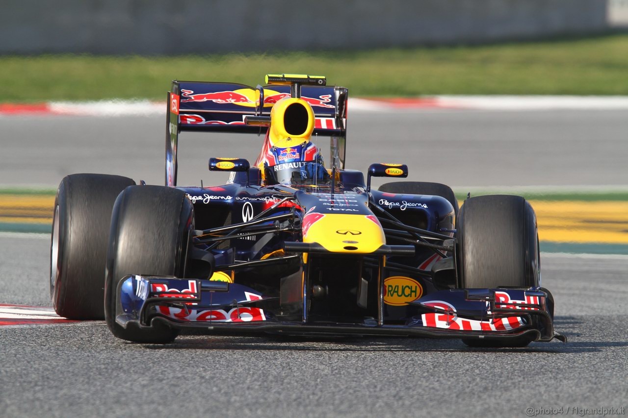 Barcelona Test Marzo 2011, 10.03.2011- Mark Webber (AUS), Red Bull Racing, RB7 