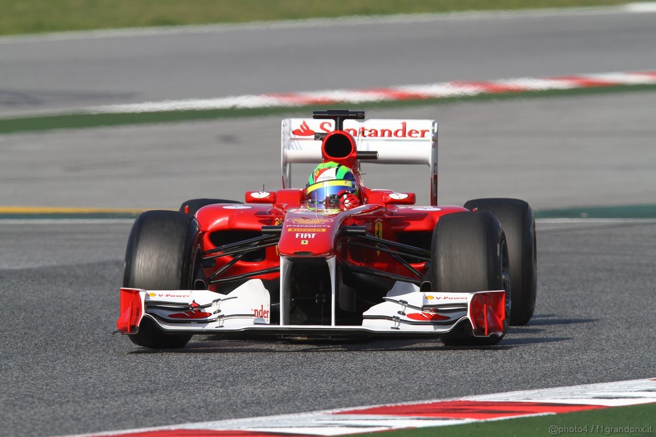 Barcelona Test Marzo 2011, 10.03.2011- Felipe Massa (BRA), Ferrari, F-150 Italia 