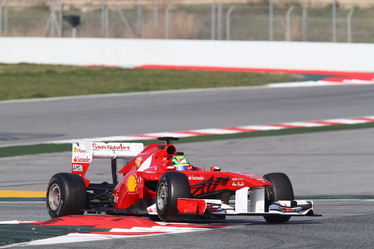 Barcelona Test Marzo 2011, 10.03.2011- Felipe Massa (BRA), Ferrari, F-150 Italia 