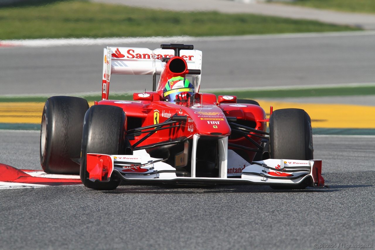 Barcelona Test Marzo 2011, 10.03.2011- Felipe Massa (BRA), Ferrari, F-150 Italia 