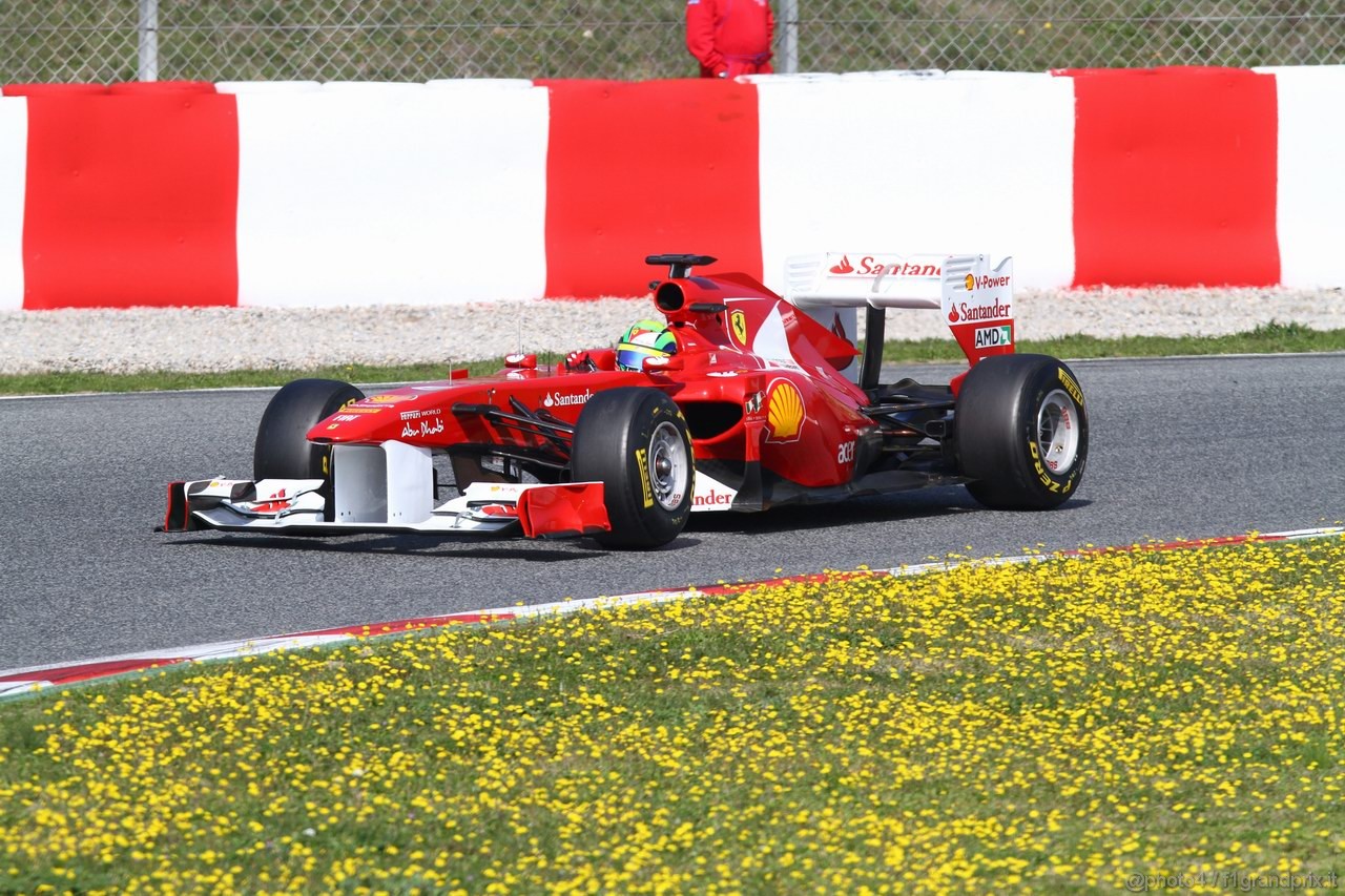Barcelona Test Marzo 2011, 10.03.2011- Felipe Massa (BRA), Ferrari, F-150 Italia 
