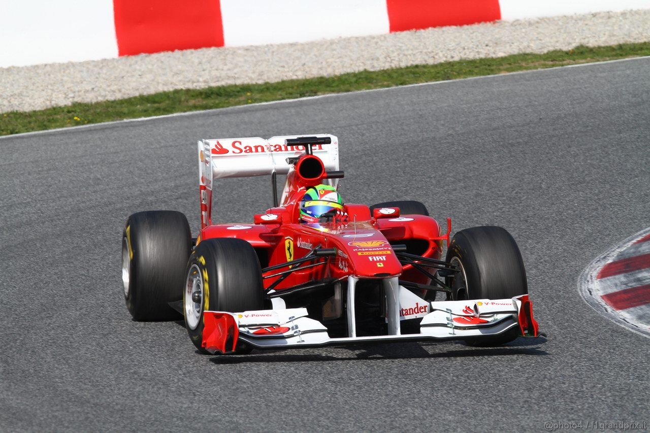 Barcelona Test Marzo 2011, 10.03.2011- Felipe Massa (BRA), Ferrari, F-150 Italia 