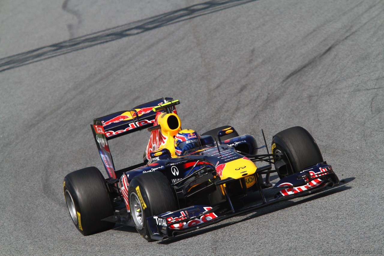 Barcelona Test Marzo 2011, 10.03.2011- Mark Webber (AUS), Red Bull Racing, RB7 
