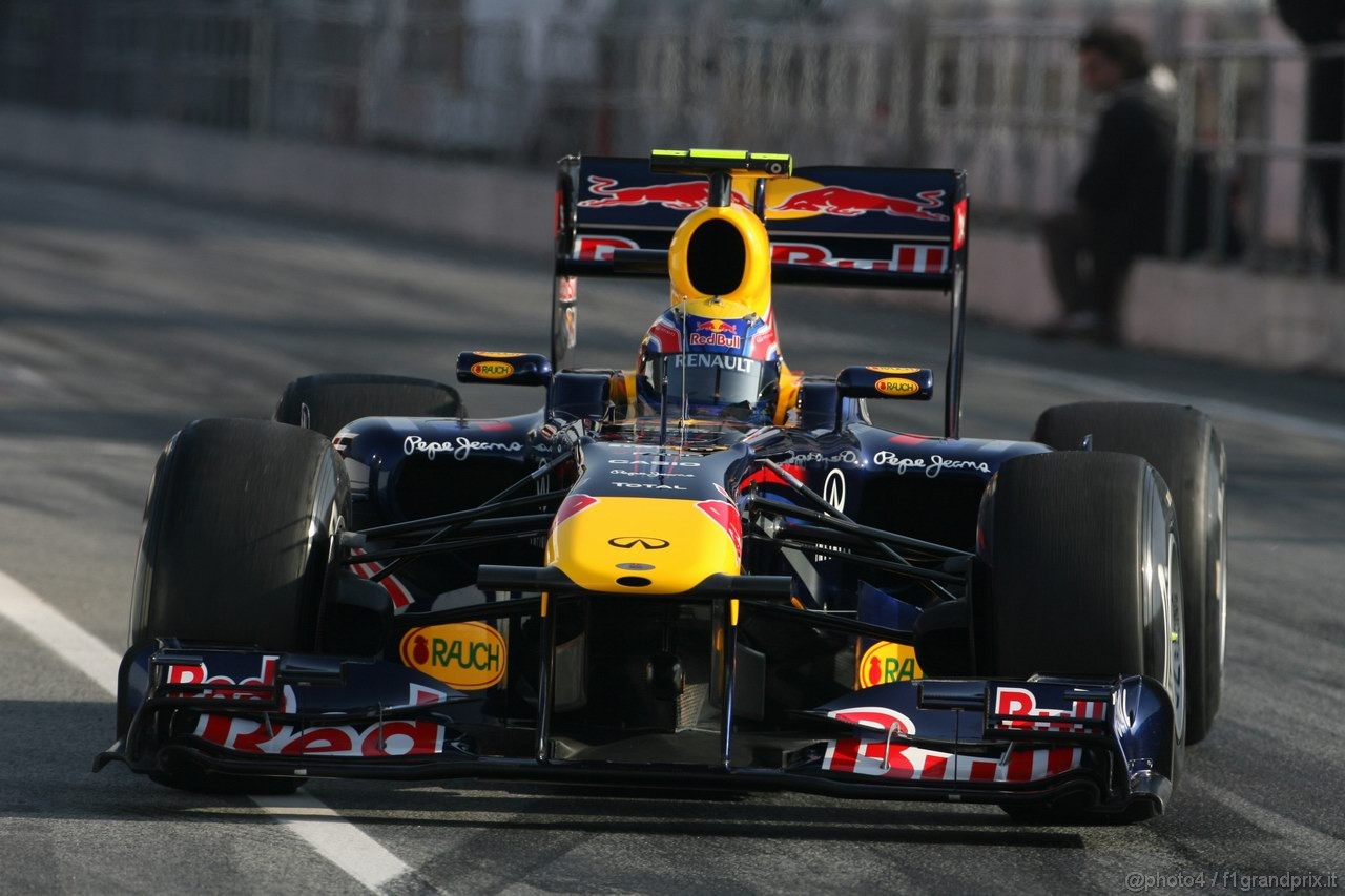 Barcelona Test Marzo 2011, 10.03.2011- Mark Webber (AUS), Red Bull Racing, RB7 
