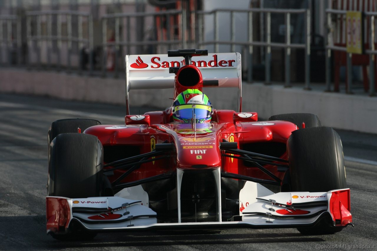Barcelona Test Marzo 2011, 10.03.2011- Felipe Massa (BRA), Ferrari, F-150 Italia 