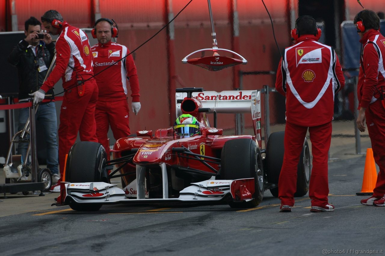 Barcelona Test Marzo 2011, 10.03.2011- Felipe Massa (BRA), Ferrari, F-150 Italia 