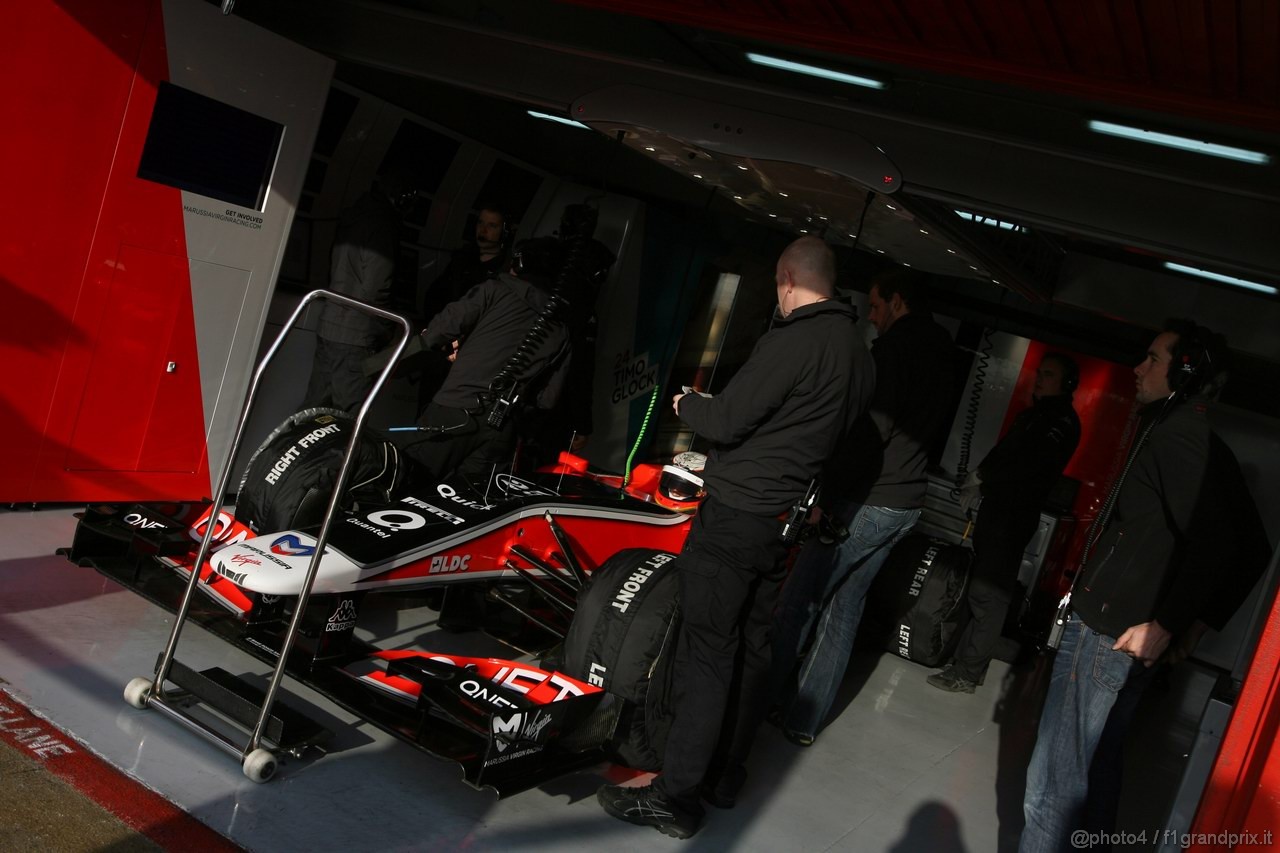 Barcelona Test Marzo 2011, 10.03.2011- Jerome D'Ambrosio (BEL), Marussia Virgin Racing VR-02 