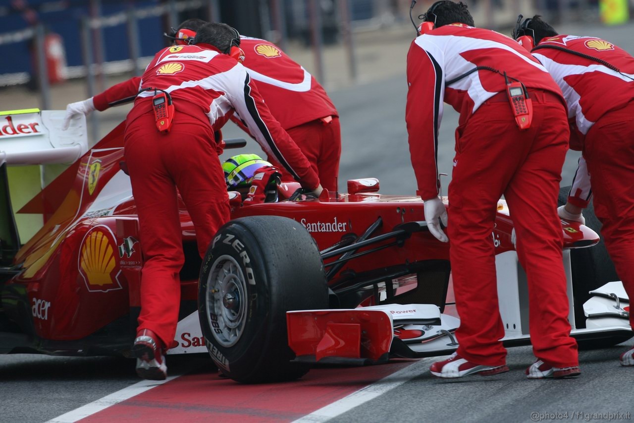 Barcelona Test Marzo 2011, 10.03.2011- Felipe Massa (BRA), Ferrari, F-150 Italia 