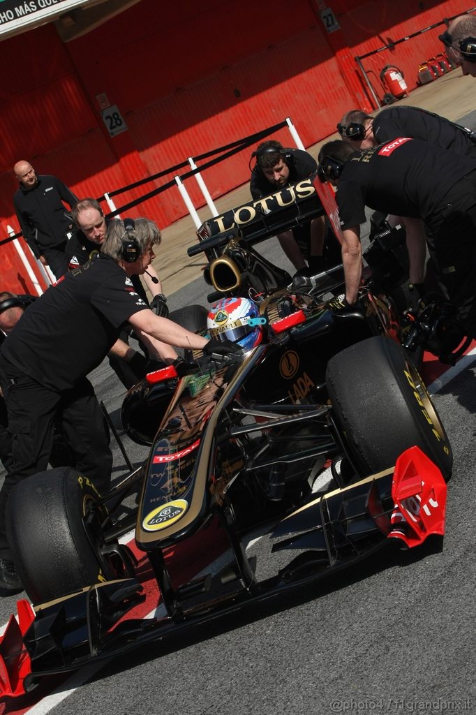 Barcelona Test Marzo 2011, 10.03.2011- Vitaly Petrov (RUS), Lotus Renault GP, R31 