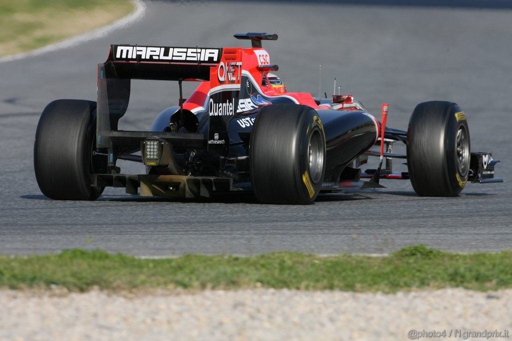 Barcelona Test Marzo 2011, 10.03.2011- Jerome D'Ambrosio (BEL), Marussia Virgin Racing VR-02 