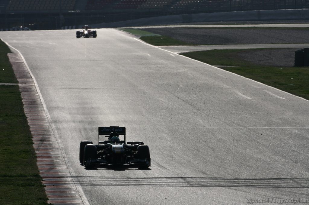 Barcelona Test Marzo 2011, 10.03.2011- Heikki Kovalainen (FIN), Team Lotus, TL11 