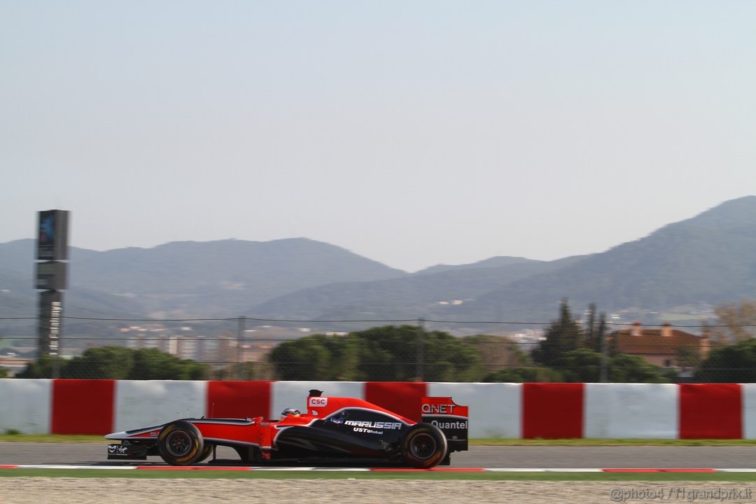 Barcelona Test Marzo 2011, 10.03.2011- Jerome D'Ambrosio (BEL), Marussia Virgin Racing VR-02 