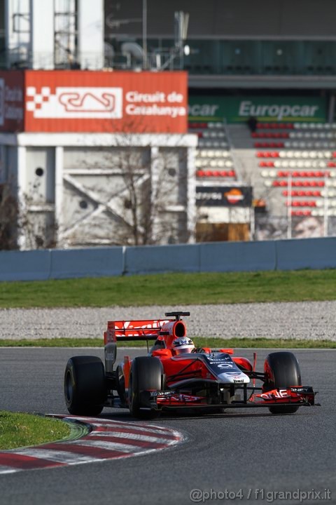Barcelona Test Marzo 2011, 10.03.2011- Jerome D'Ambrosio (BEL), Marussia Virgin Racing VR-02 