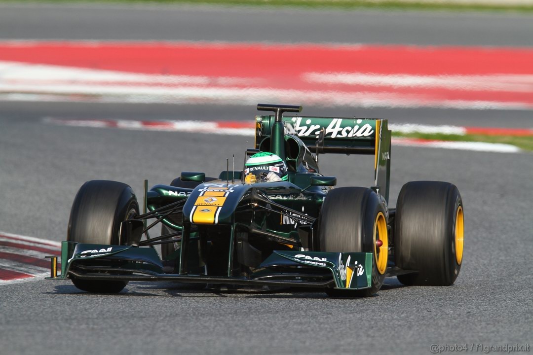 Barcelona Test Marzo 2011, 10.03.2011- Heikki Kovalainen (FIN), Team Lotus, TL11 