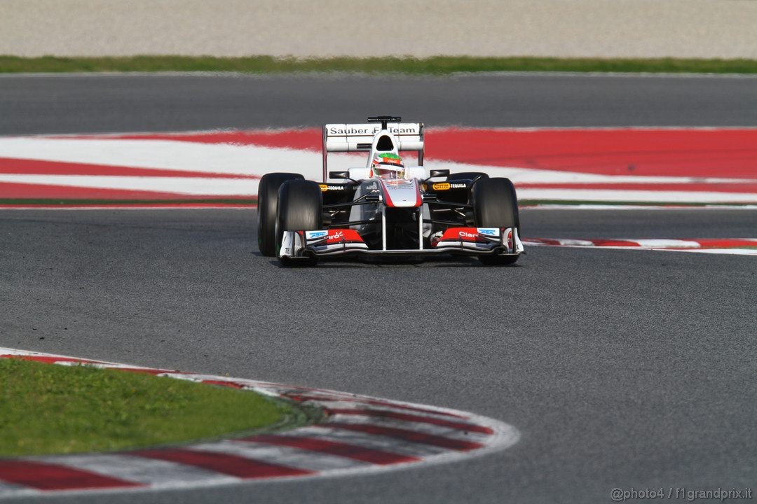 Barcelona Test Marzo 2011, 10.03.2011- Sergio Pérez (MEX), Sauber F1 Team C30 