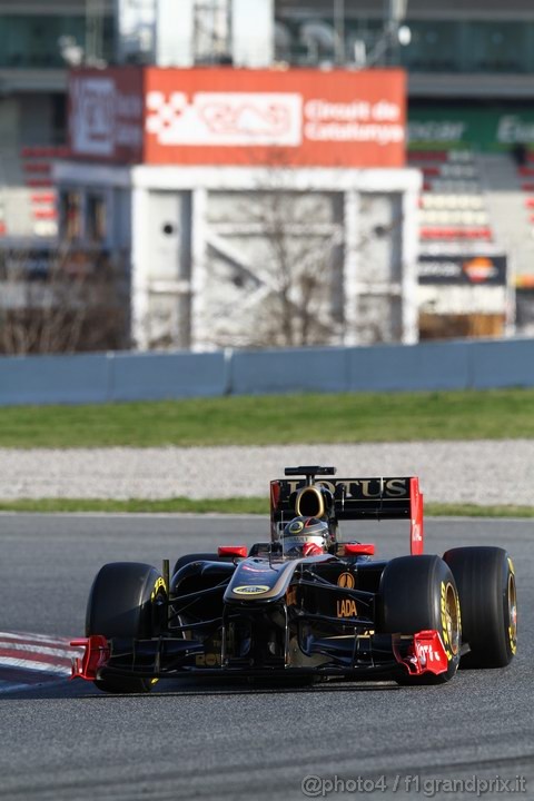 Barcelona Test Marzo 2011, 10.03.2011- Nick Heidfeld (GER) Lotus Renault GP R31  