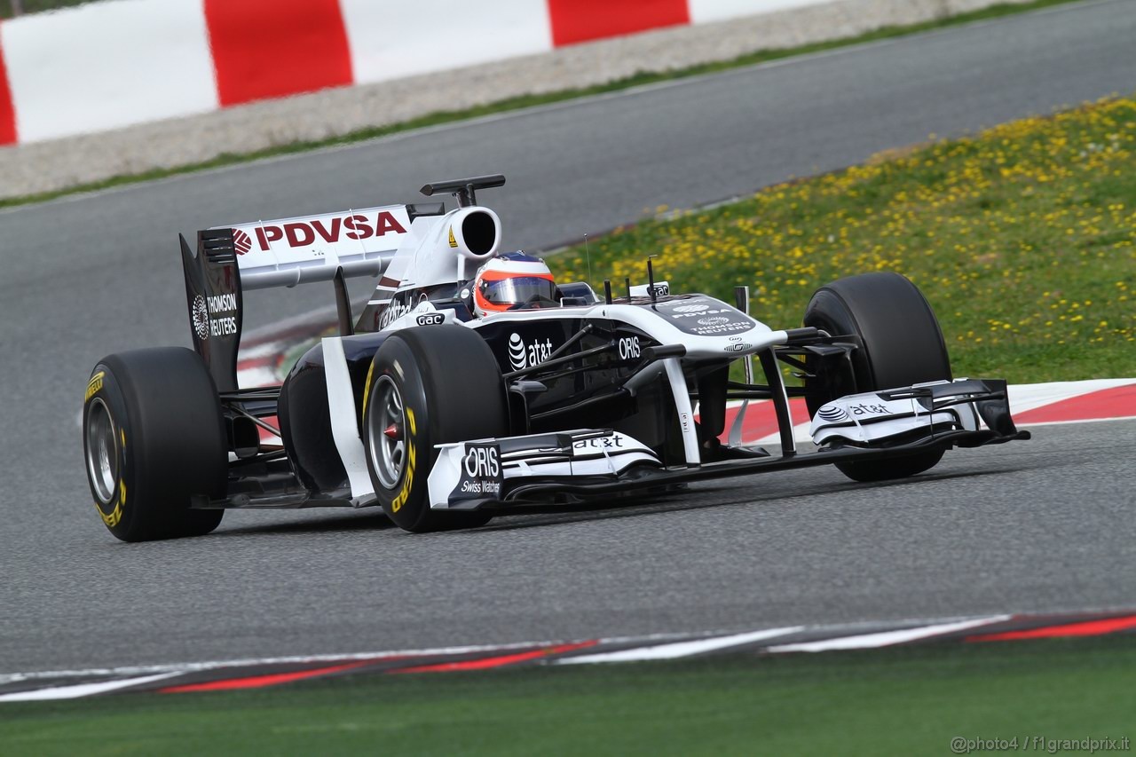 Barcelona Test Marzo 2011, 11.03.2011- Rubens Barrichello (BRA), Williams FW33 