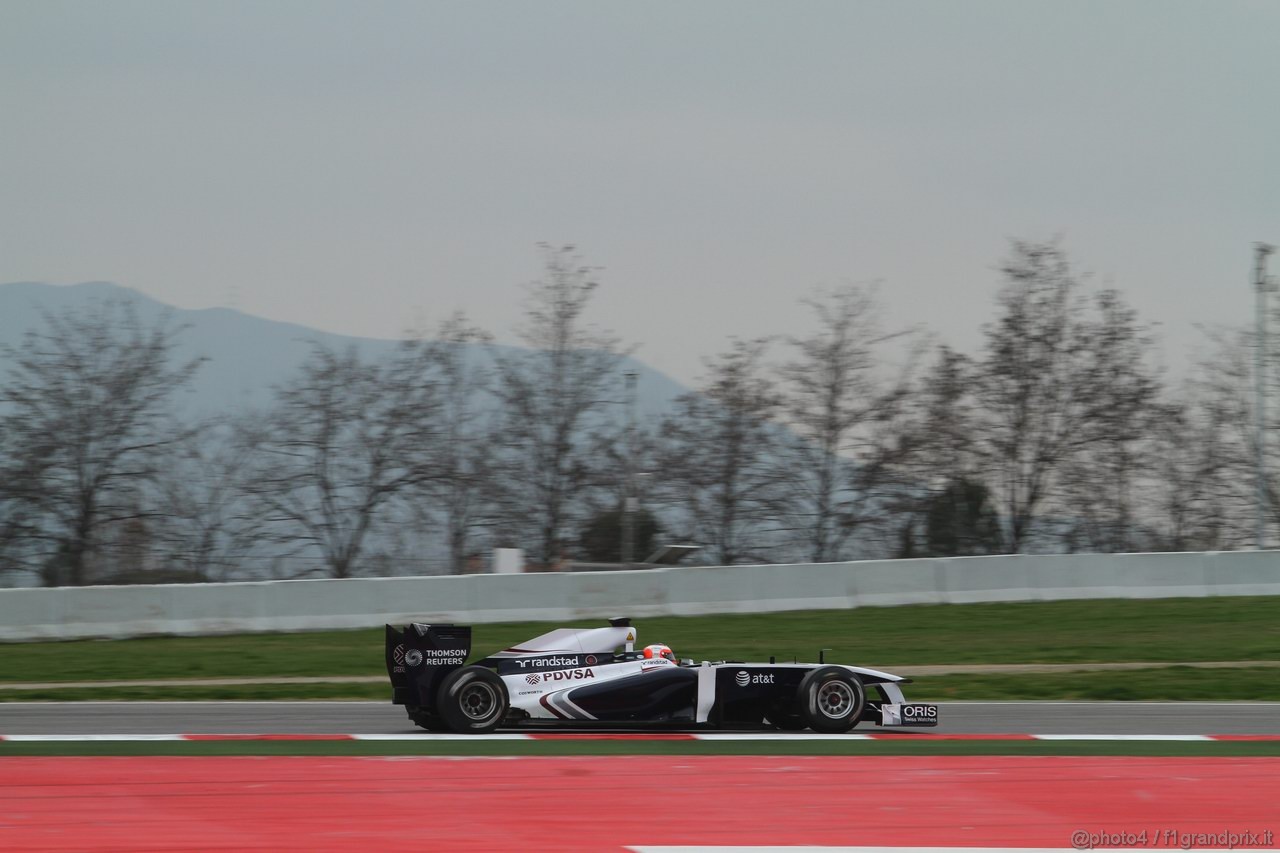 Barcelona Test Marzo 2011, 11.03.2011- Rubens Barrichello (BRA), Williams FW33 