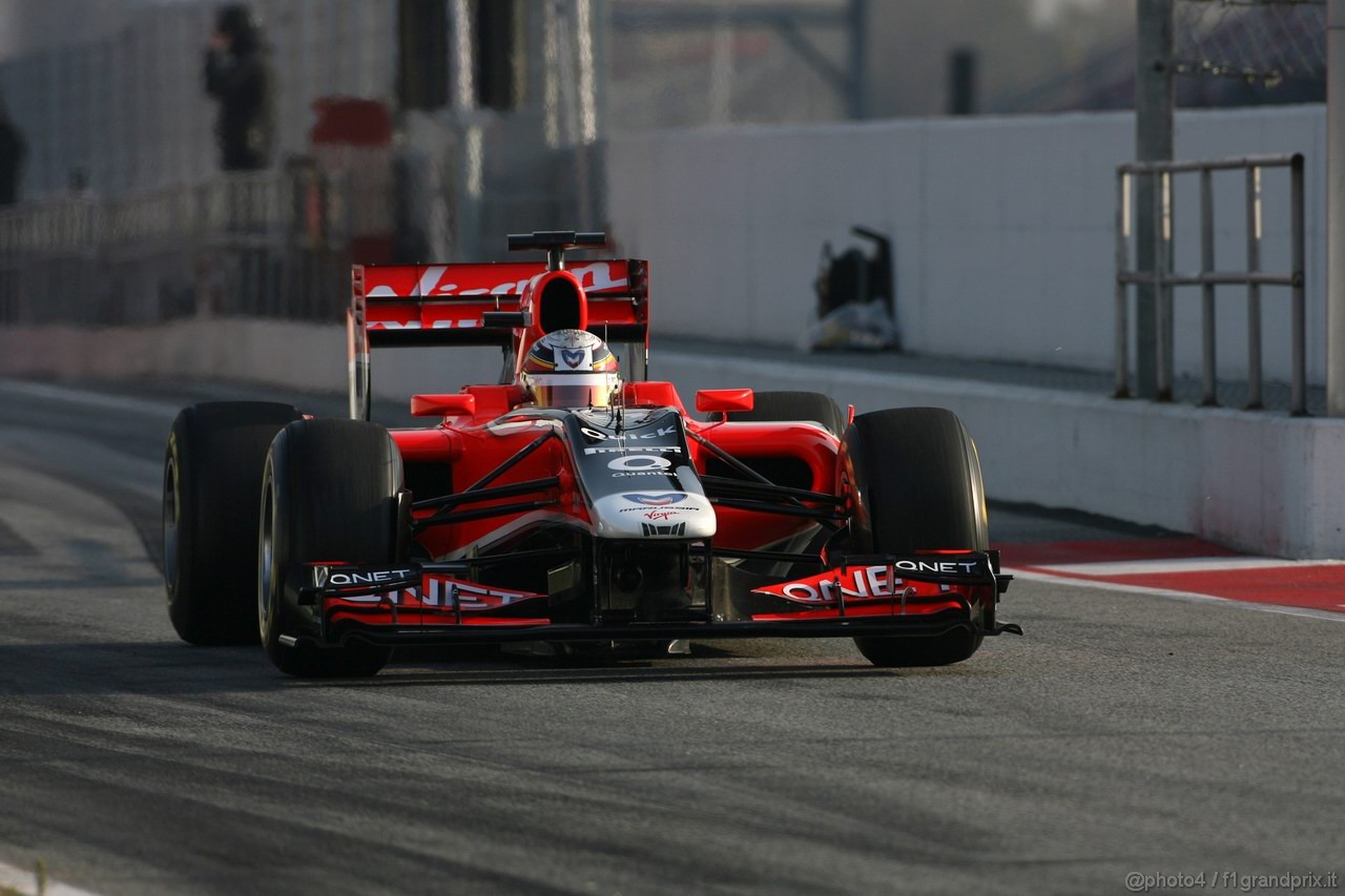 Barcelona Test Marzo 2011, 11.03.2011- Jerome D'Ambrosio (BEL), Marussia Virgin Racing VR-02 