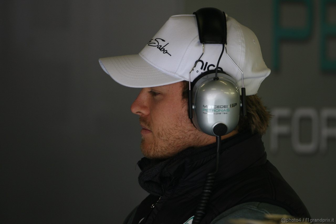 Barcelona Test Marzo 2011, 11.03.2011- Nico Rosberg (GER), Mercedes GP Petronas F1 Team, MGP W02 