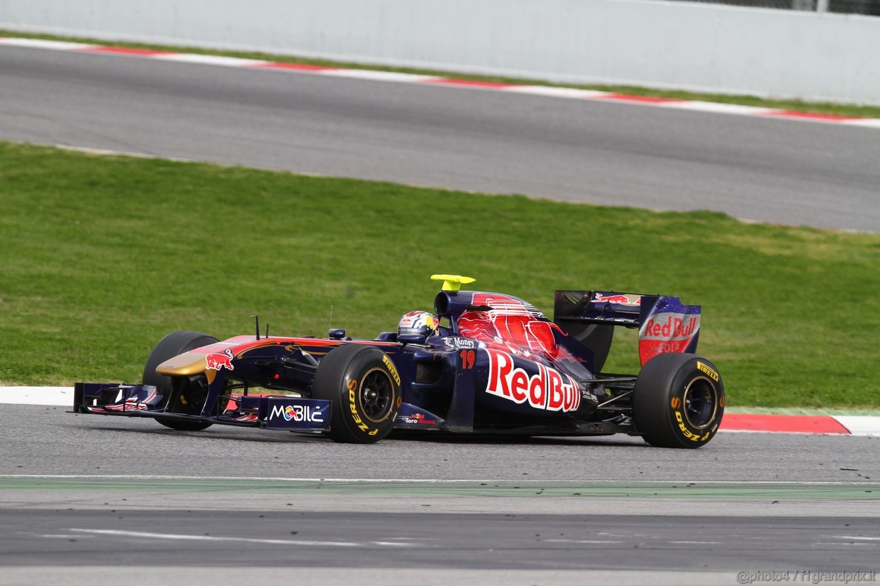 Barcelona Test Marzo 2011, 11.03.2011- Jaime Alguersuari (SPA), Scuderia Toro Rosso, STR6 