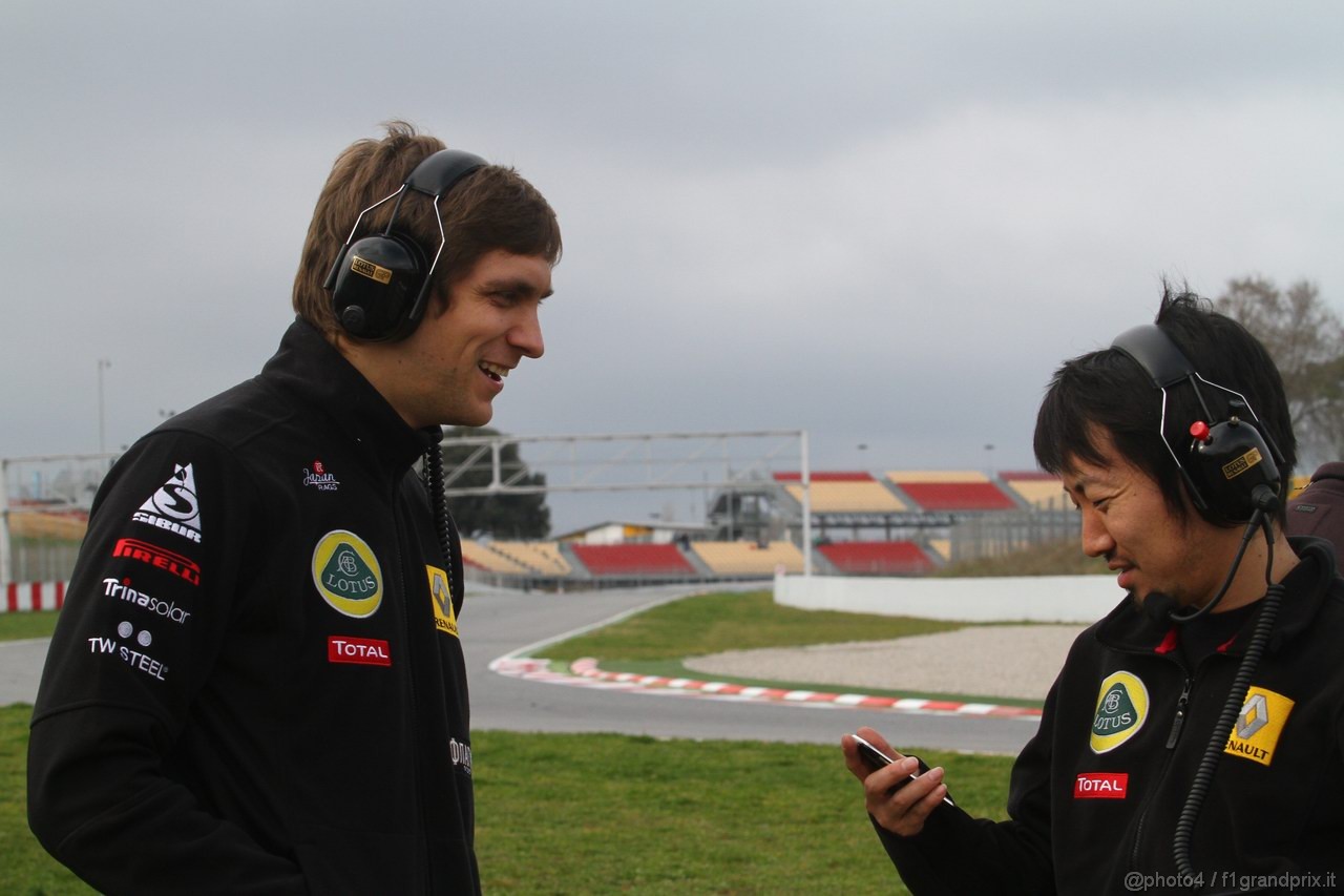 Barcelona Test Marzo 2011, 11.03.2011- Vitaly Petrov (RUS), Lotus Renault GP, R31 