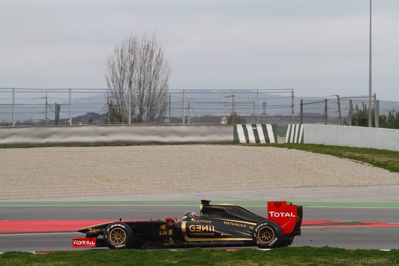 Barcelona Test Marzo 2011, 11.03.2011- Nick Heidfeld (GER) Lotus Renault GP R31  