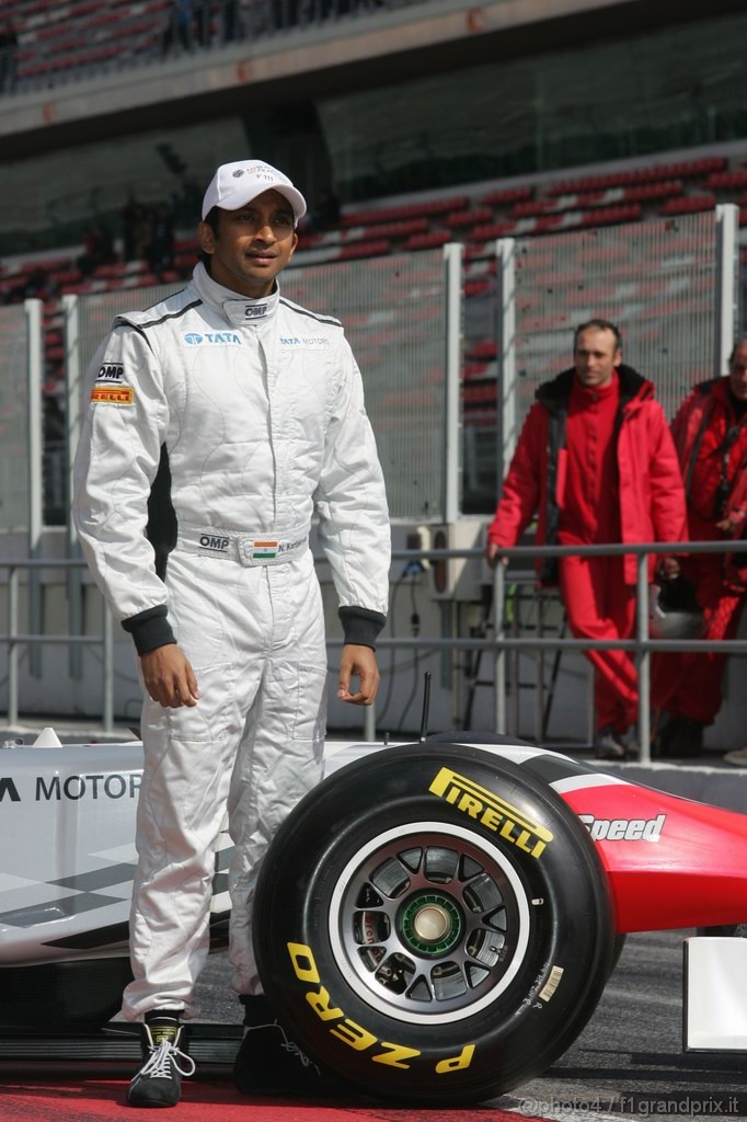 Barcelona Test Marzo 2011, 11.03.2011- Narain Karthikeyan (IND), Hispania Racing F1 Team, HRT 