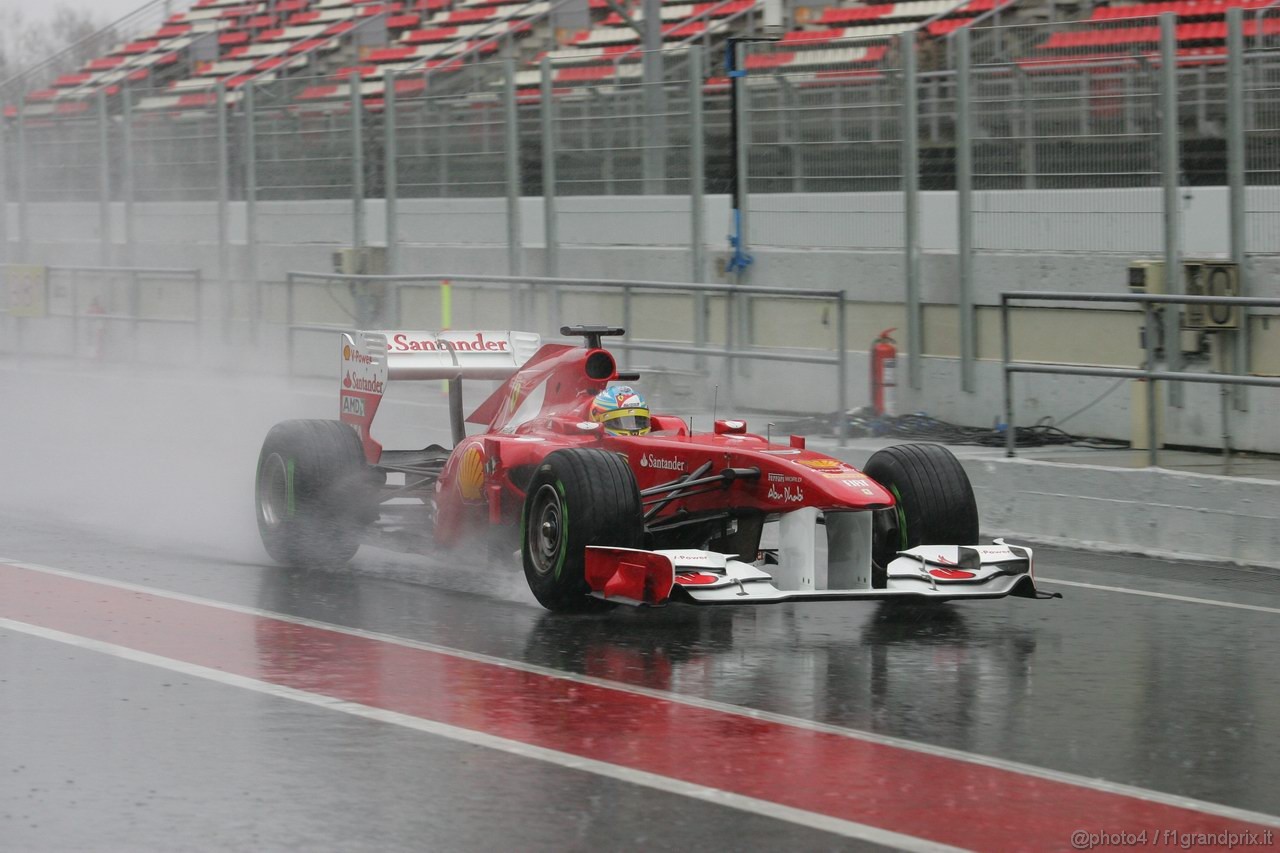 Barcelona Test Marzo 2011, Fernando Alonso (ESP), Ferrari, F-150 Italia
