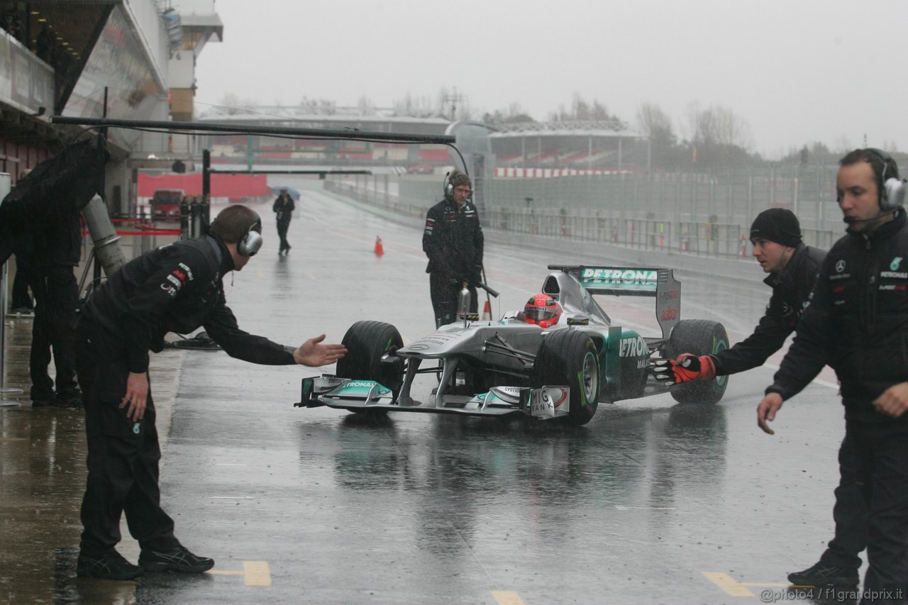 Barcelona Test Marzo 2011, Michael Schumacher (GER), Mercedes GP Petronas F1 Team