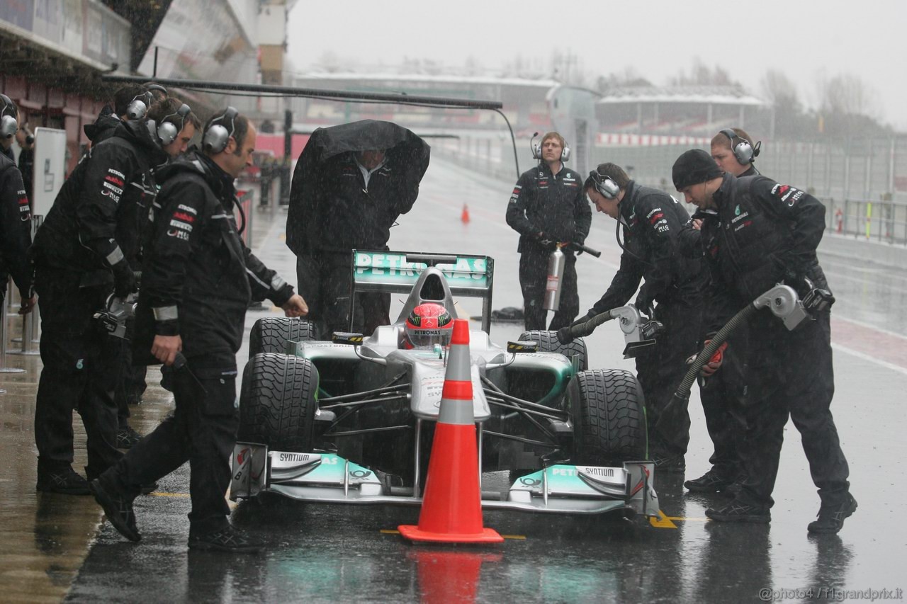 Barcelona Test Marzo 2011, Michael Schumacher (GER), Mercedes GP Petronas F1 Team