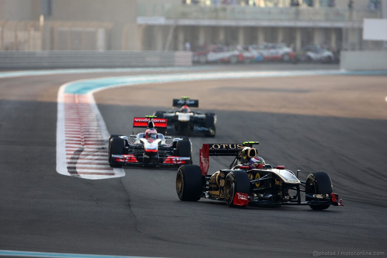 GP ABU DHABI, 13.11.2011- Gara, Vitaly Petrov (RUS), Lotus Renault GP, R31 