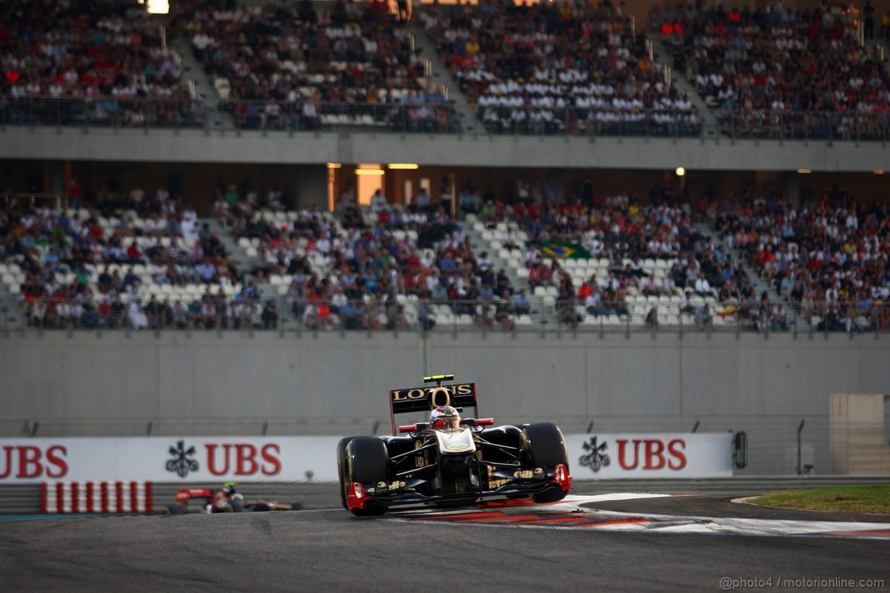 GP ABU DHABI, 13.11.2011- Gara, Vitaly Petrov (RUS), Lotus Renault GP, R31 