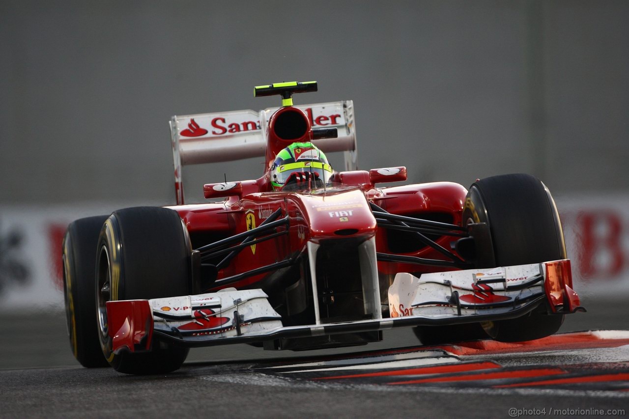 GP ABU DHABI, 13.11.2011- Gara, Felipe Massa (BRA), Ferrari, F-150 Italia 