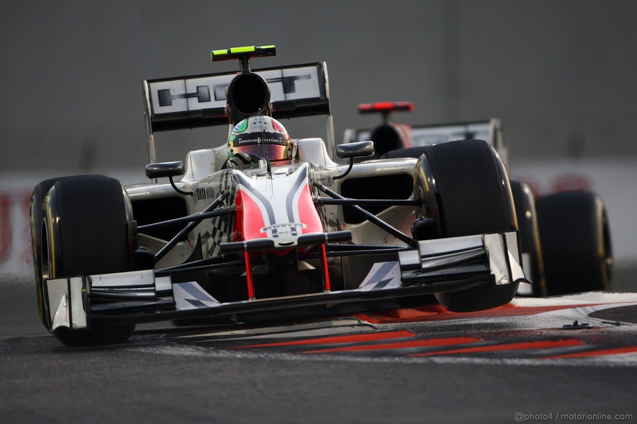 GP ABU DHABI, 13.11.2011- Gara, Vitantonio Liuzzi (ITA), HRT Formula One Team 