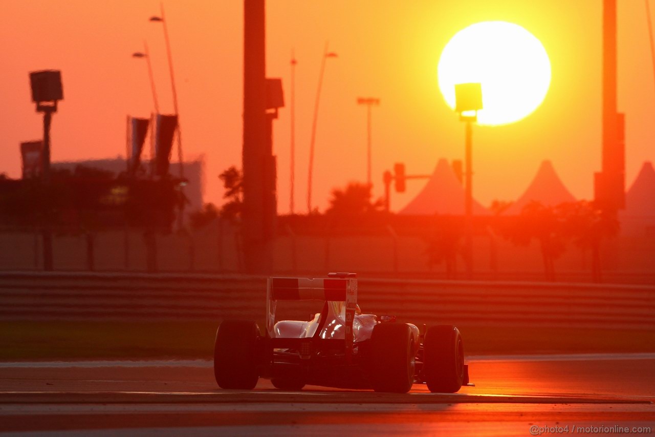 GP ABU DHABI, 13.11.2011- Gara, Fernando Alonso (ESP), Ferrari, F-150 Italia 