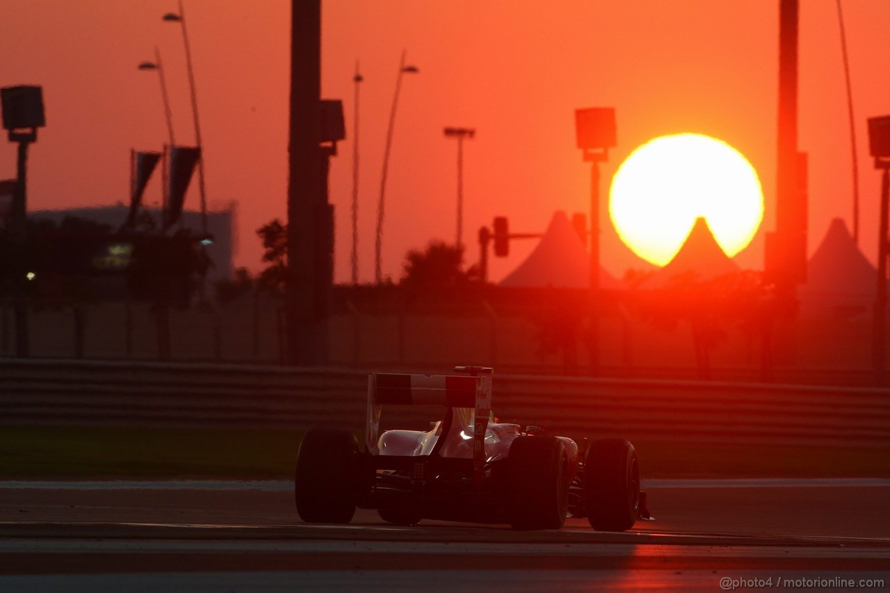 GP ABU DHABI, 13.11.2011- Gara, Felipe Massa (BRA), Ferrari, F-150 Italia 