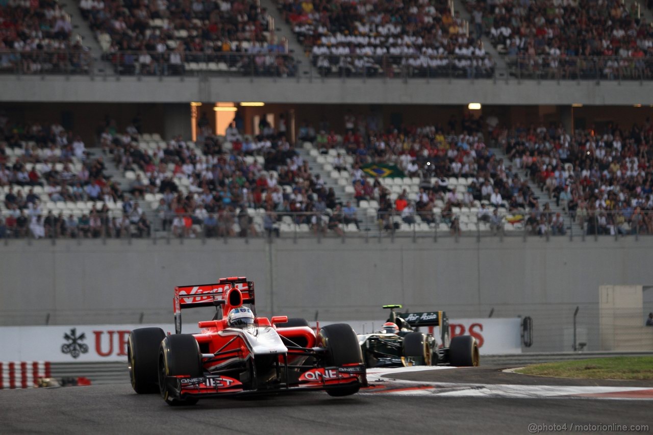 GP ABU DHABI, 13.11.2011- Gara, Timo Glock (GER), Marussia Virgin Racing VR-02 