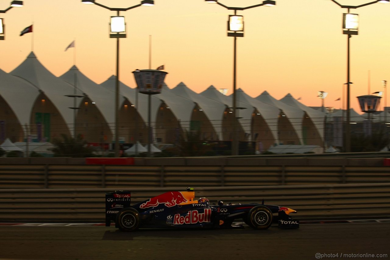 GP ABU DHABI, 13.11.2011- Gara, Mark Webber (AUS), Red Bull Racing, RB7 