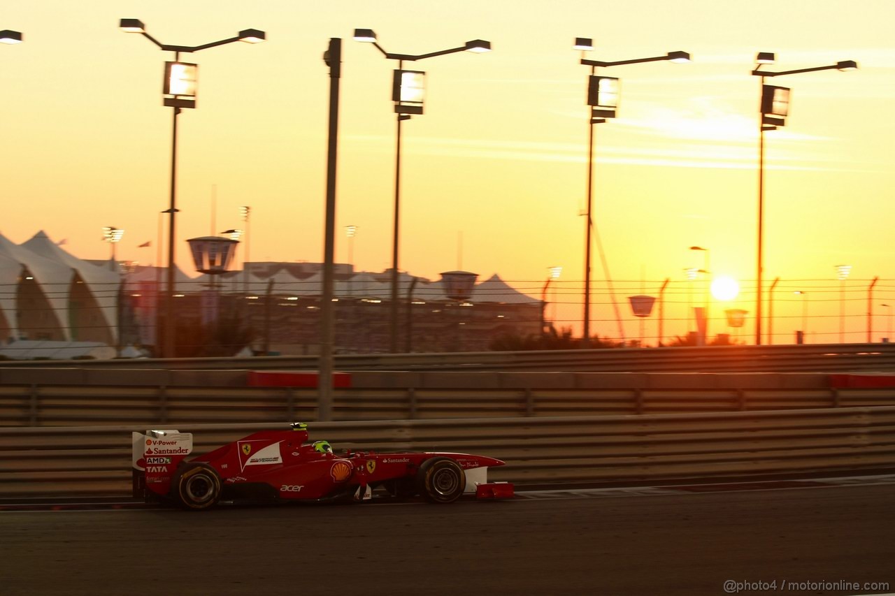 GP ABU DHABI, 13.11.2011- Gara, Felipe Massa (BRA), Ferrari, F-150 Italia 