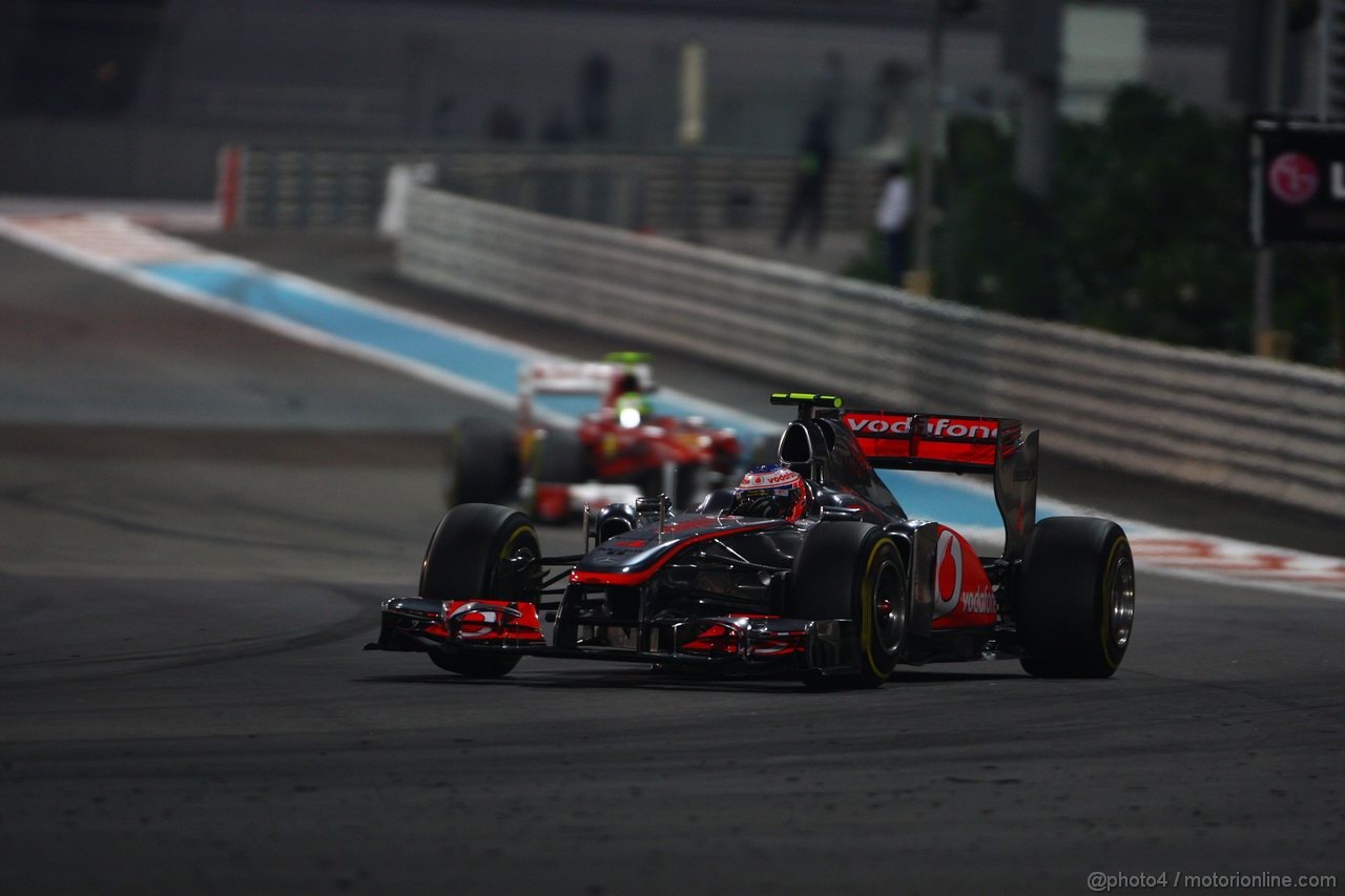 GP ABU DHABI, 13.11.2011- Gara, Jenson Button (GBR), McLaren  Mercedes, MP4-26 