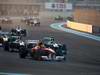 GP ABU DHABI, 13.11.2011- Gara, Felipe Massa (BRA), Ferrari, F-150 Italia e Nico Rosberg (GER), Mercedes GP Petronas F1 Team, MGP W02 